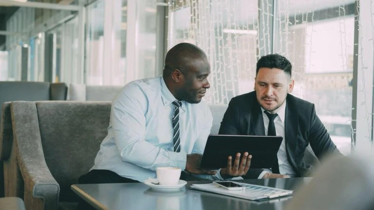 Modern bright office with professional team providing managed cloud services in New Holland